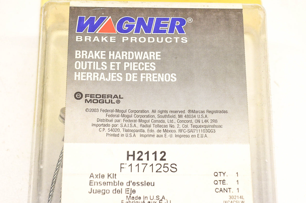 Wagner H2112, F117125S Drum Brake Self Adjuster Cable Kit NOS