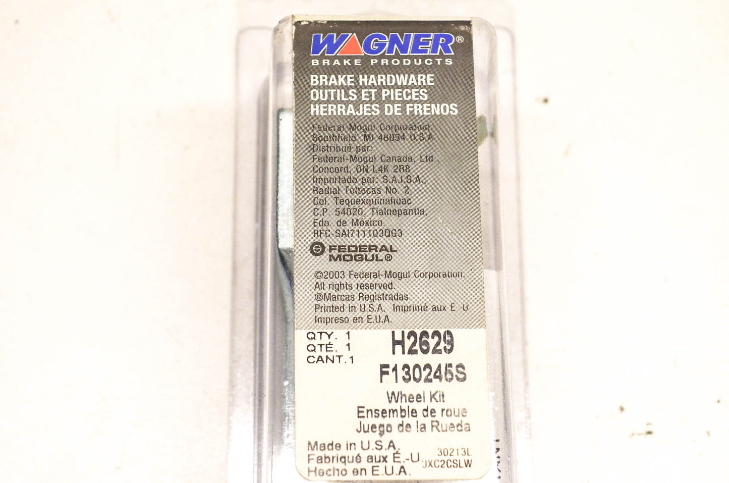 Wagner H2629, F130245S Drum Brake Self Adjuster Repair Kit NOS
