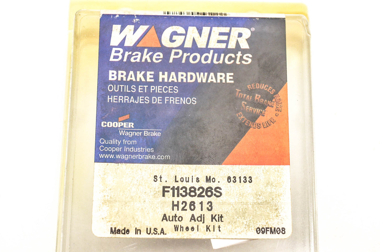 Wagner H2613, F113826S Drum Brake Self Adjuster Repair Kit NOS