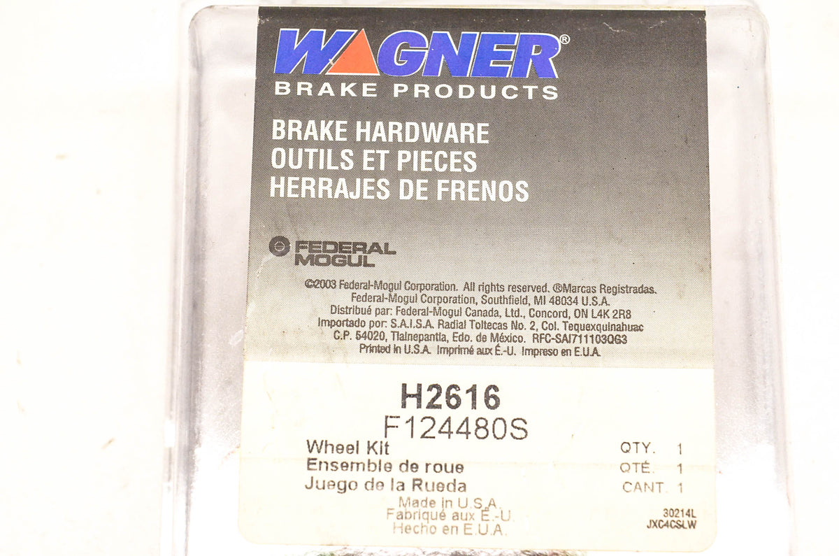 Wagner H2616, F124480S Drum Brake Hardware Kit NOS
