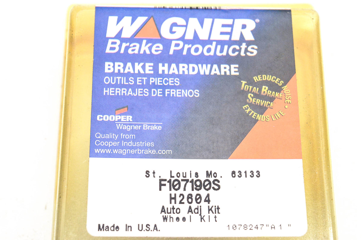 Wagner F107190S, H2604 Drum Brake Hardware Kit NOS