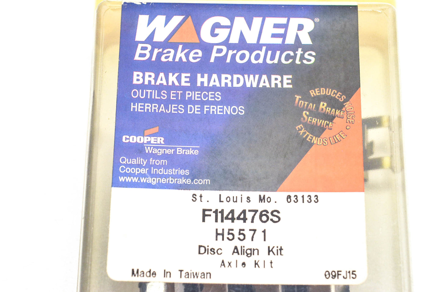 Wagner F114476S, H5571 Disc Brake Align Kit NOS