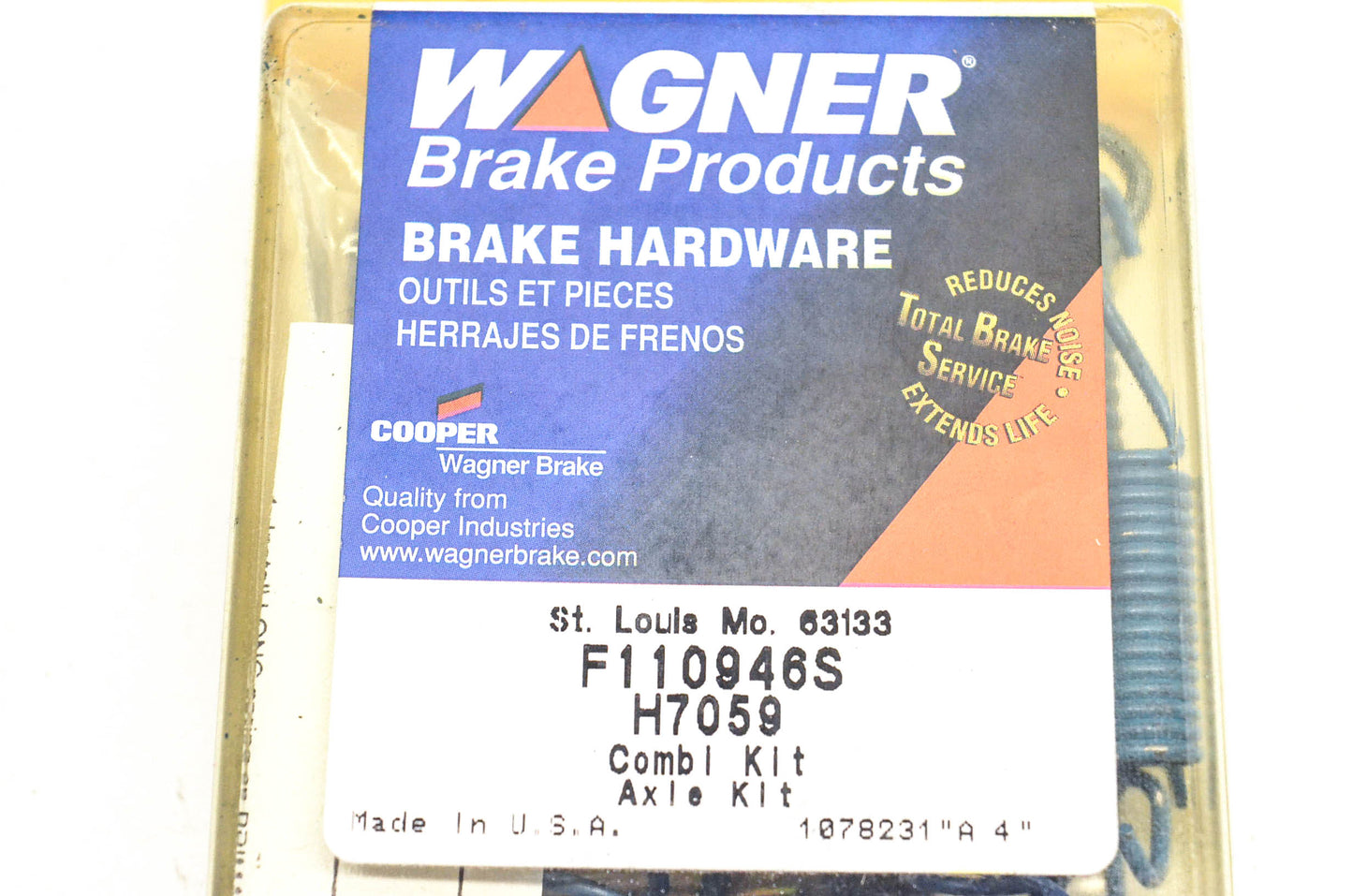 Wagner F110946S, H7059 Drum Brake Hardware Kit NOS