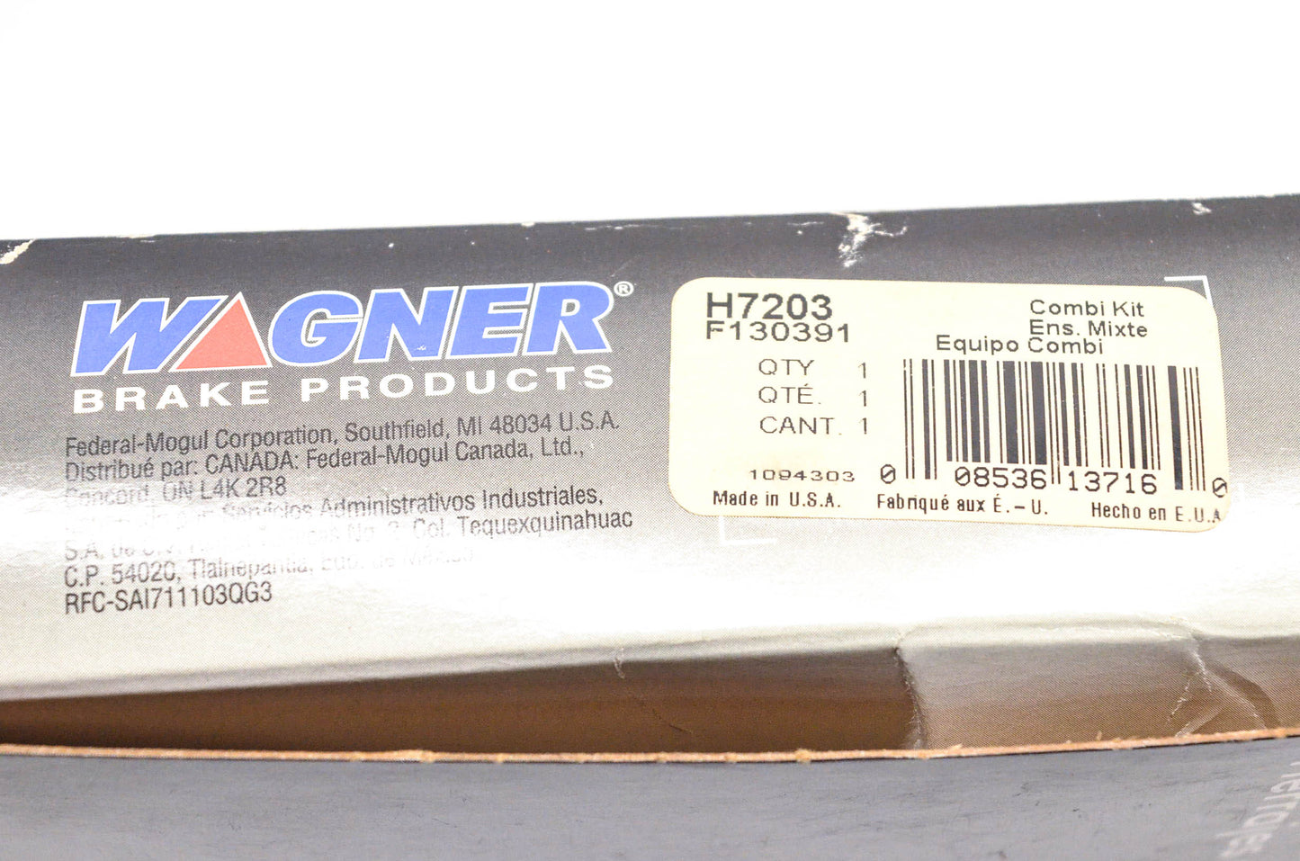Wagner H7203, F130391 Drum Brake Hardware Kit NOS