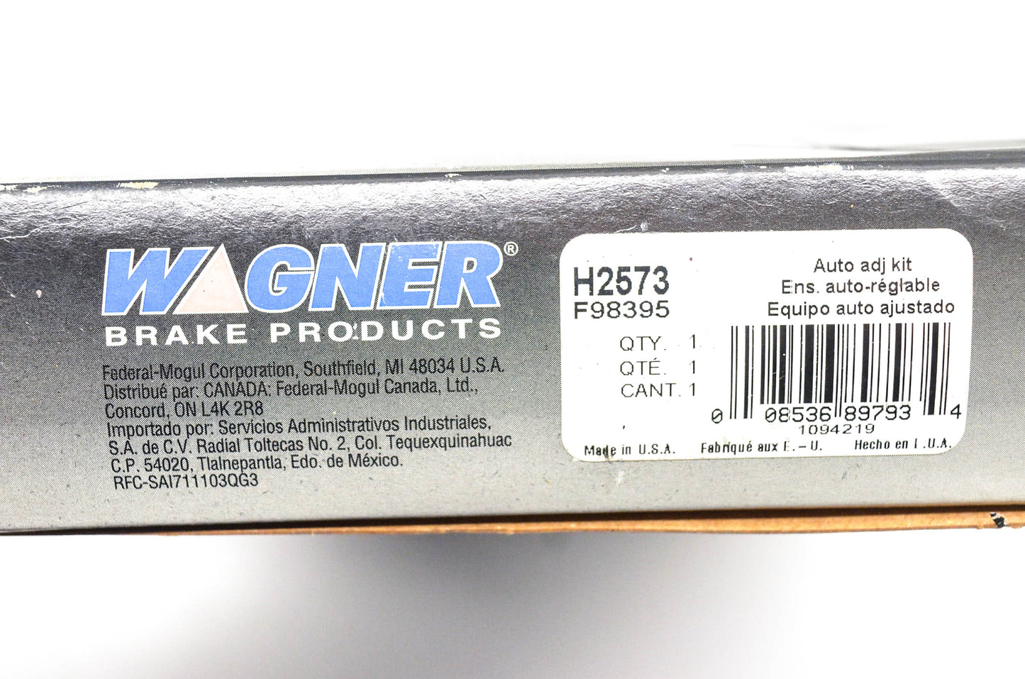 Wagner H2573, F98395 Drum Brake Self Adjuster Repair Kit NOS