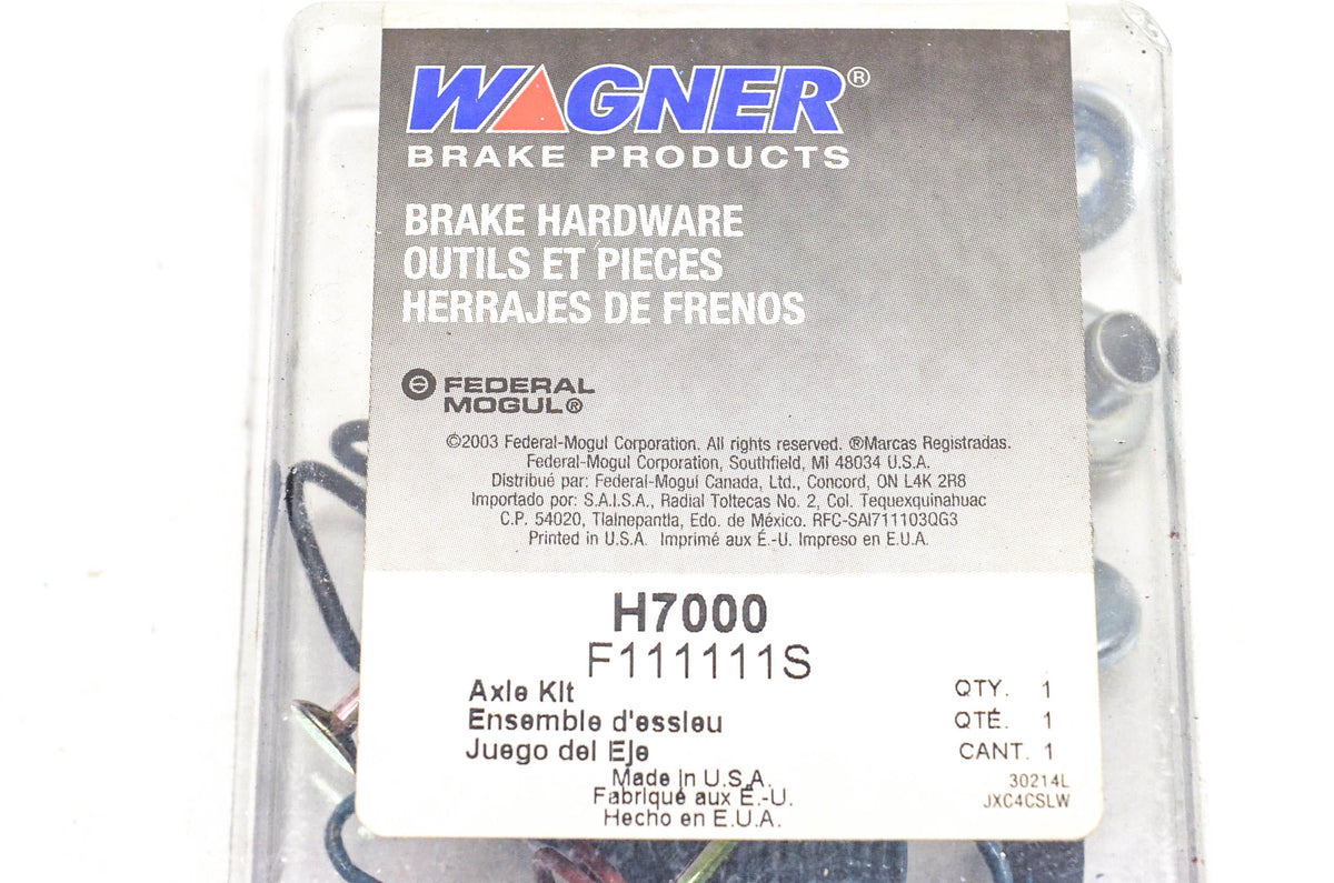 Wagner H7000, F111111S Drum Brake Hardware Kit NOS