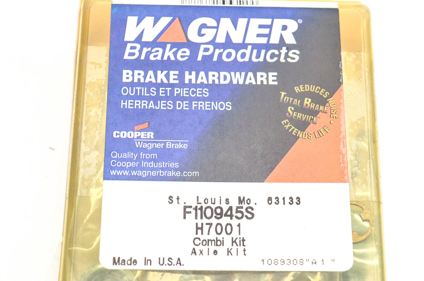 Wagner H7001, F110945S Drum Brake Hardware Kit NOS