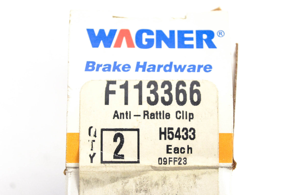 Wagner F113366, H5433 Brake Anti Rattle Clips Qty 2 NOS