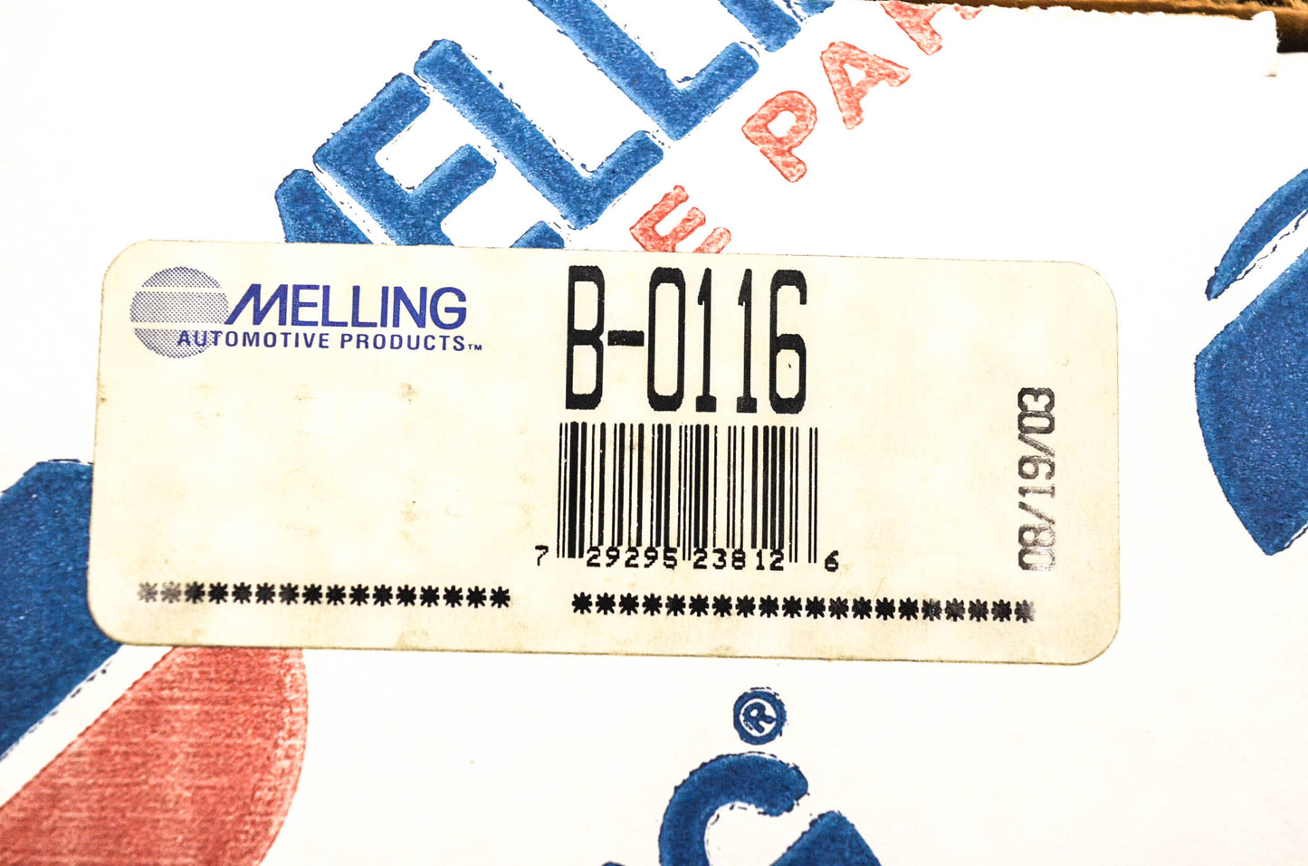 Melling B-0116 Timing Belt NOS