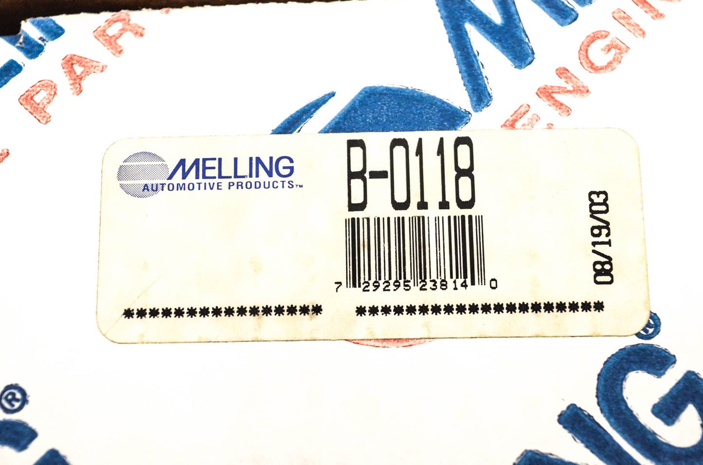 Melling B-0118 Timing Belt NOS