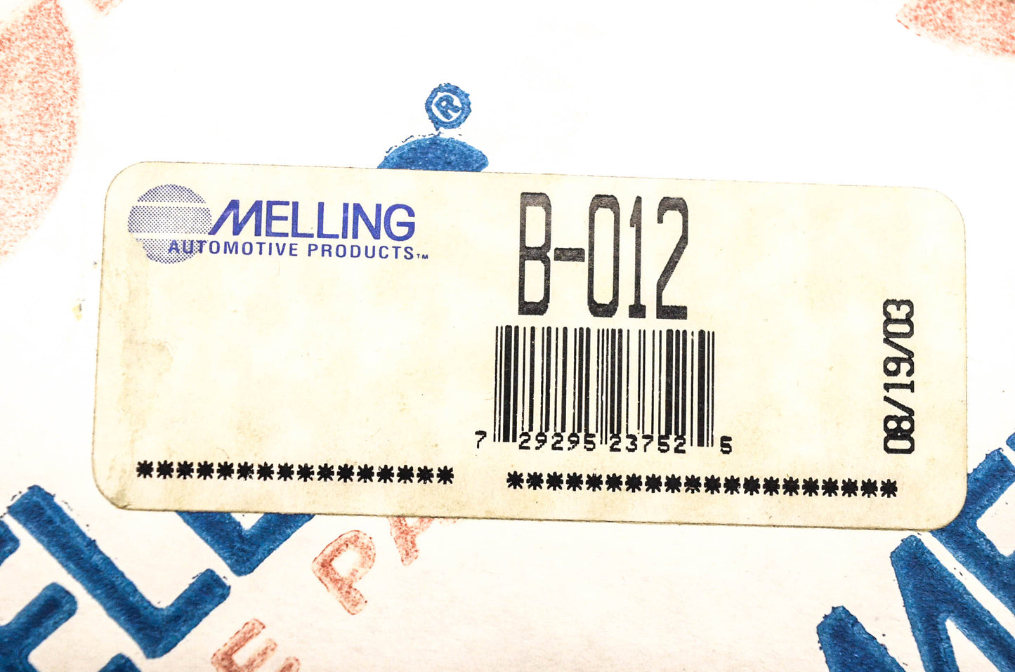 Melling B-012 Timing Belt NOS