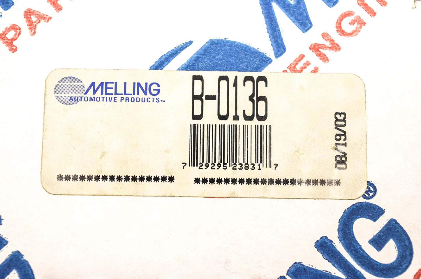Melling B-0136 Timing Belt NOS