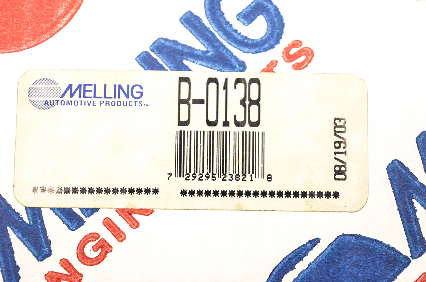 Melling B-0138 Timing Belt NOS