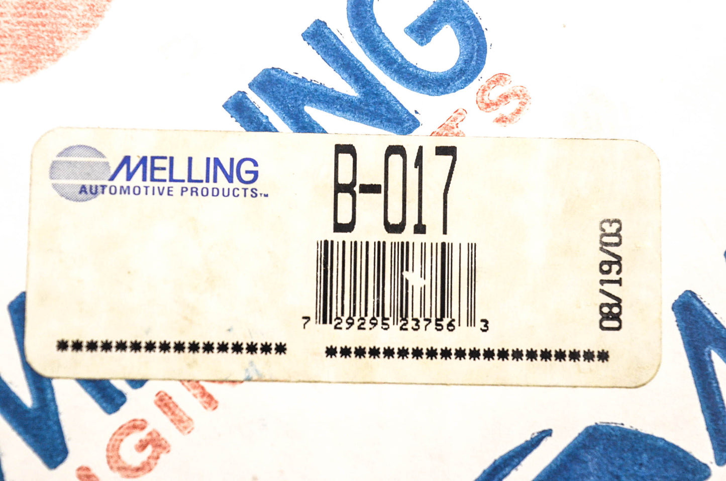 Melling B-017 Timing Belt NOS