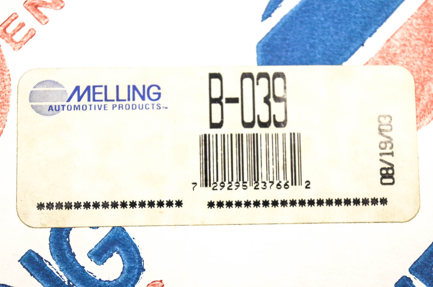 Melling B-039 Timing Belt NOS