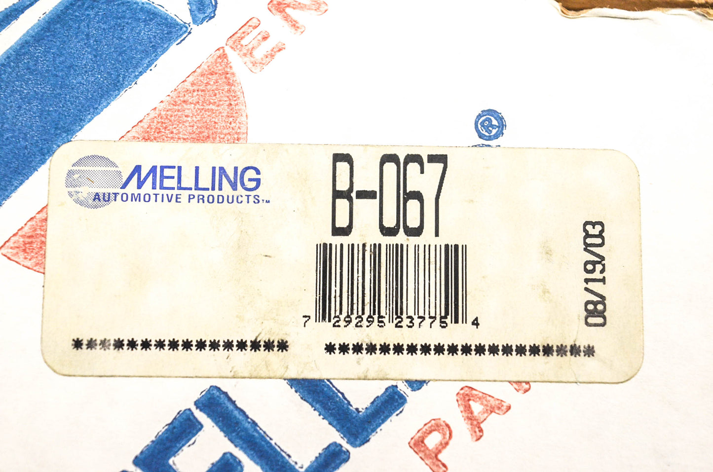 Melling B-067 Timing Belt NOS