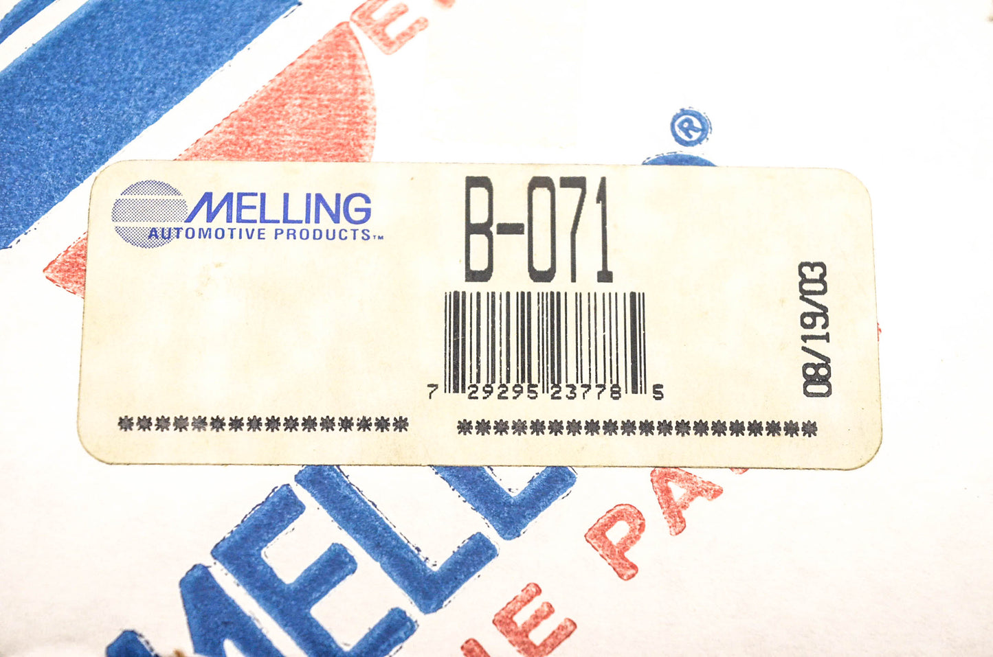 Melling B-071 Timing Belt NOS