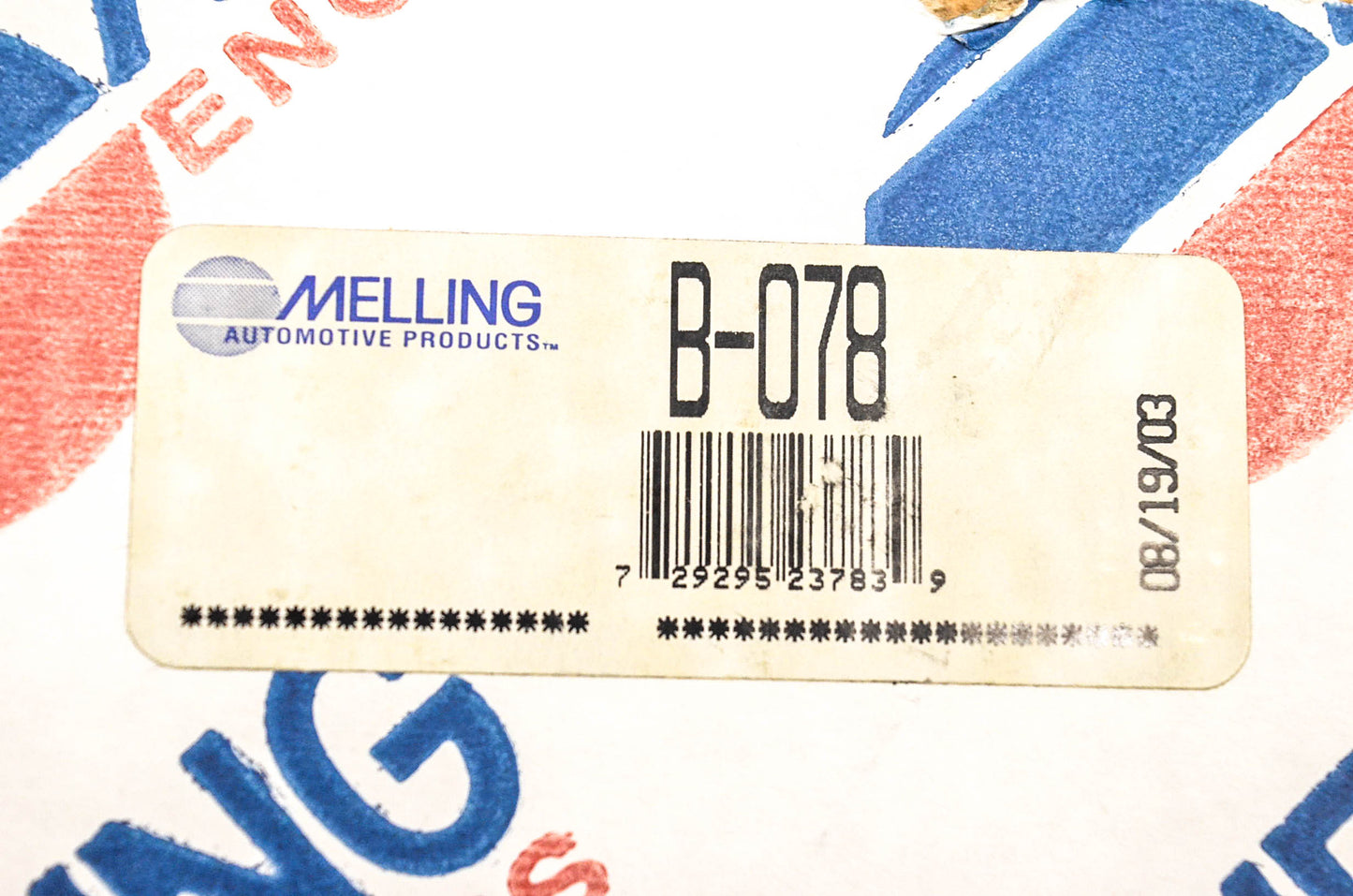 Melling B-078 Timing Belt NOS