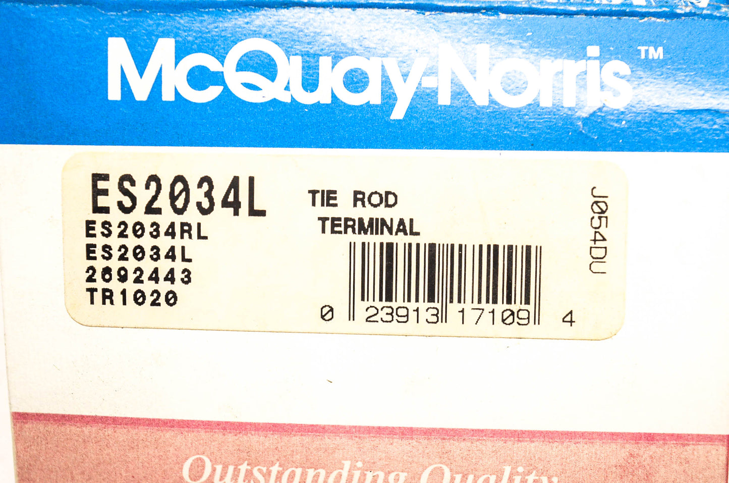 McQuay-Norris ES2034L, 2692443, TR1020 Tie Rod Kit NOS