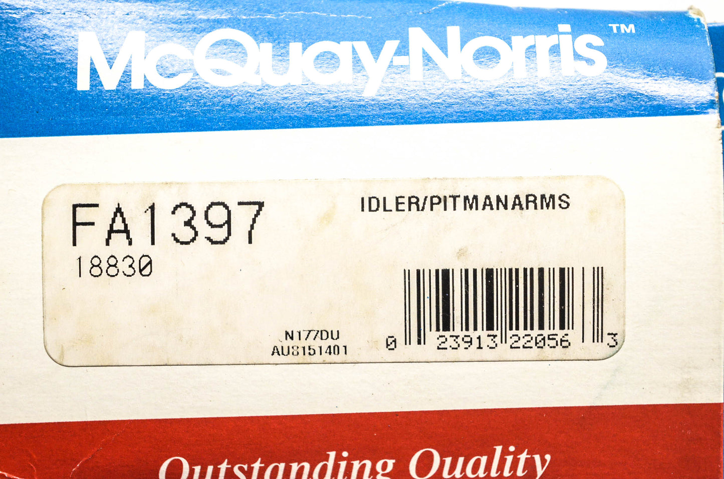 McQuay-Norris FA1397, 18830 Pitman Idler Arm Kit NOS
