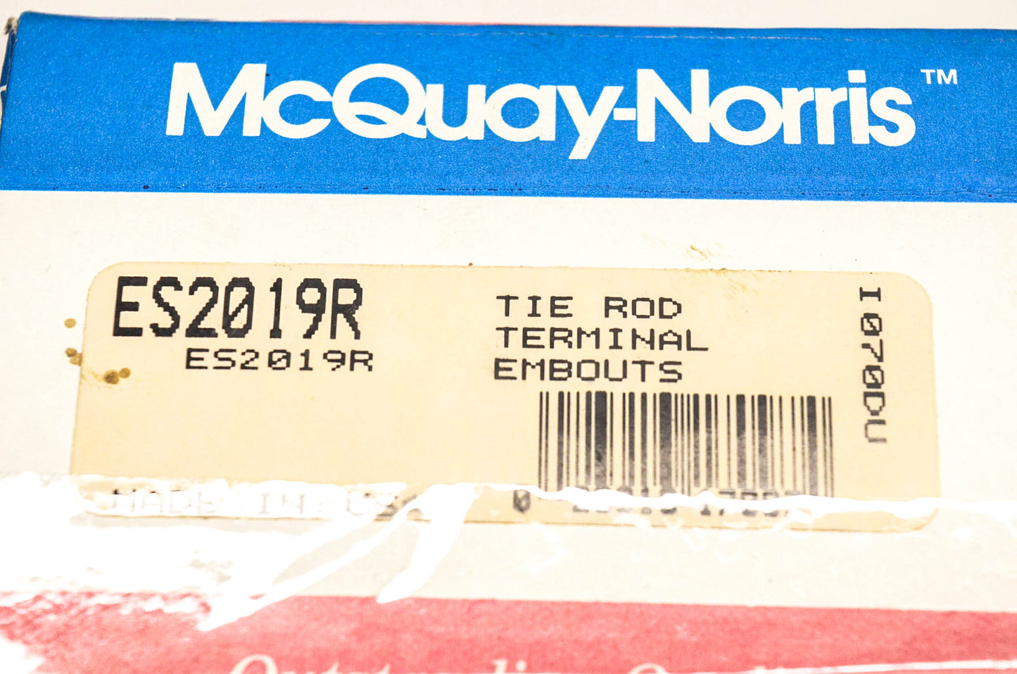 McQuay-Norris ES2019R Tie Rod Kit NOS