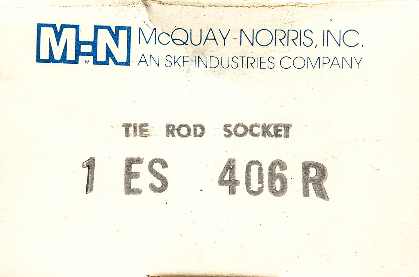 McQuay-Norris ES406R Tie Rod Socket NOS
