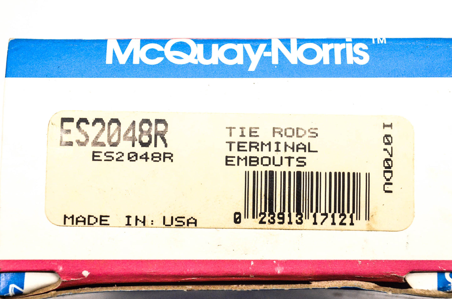 McQuay-Norris ES2048R Tie Rod Kit NOS