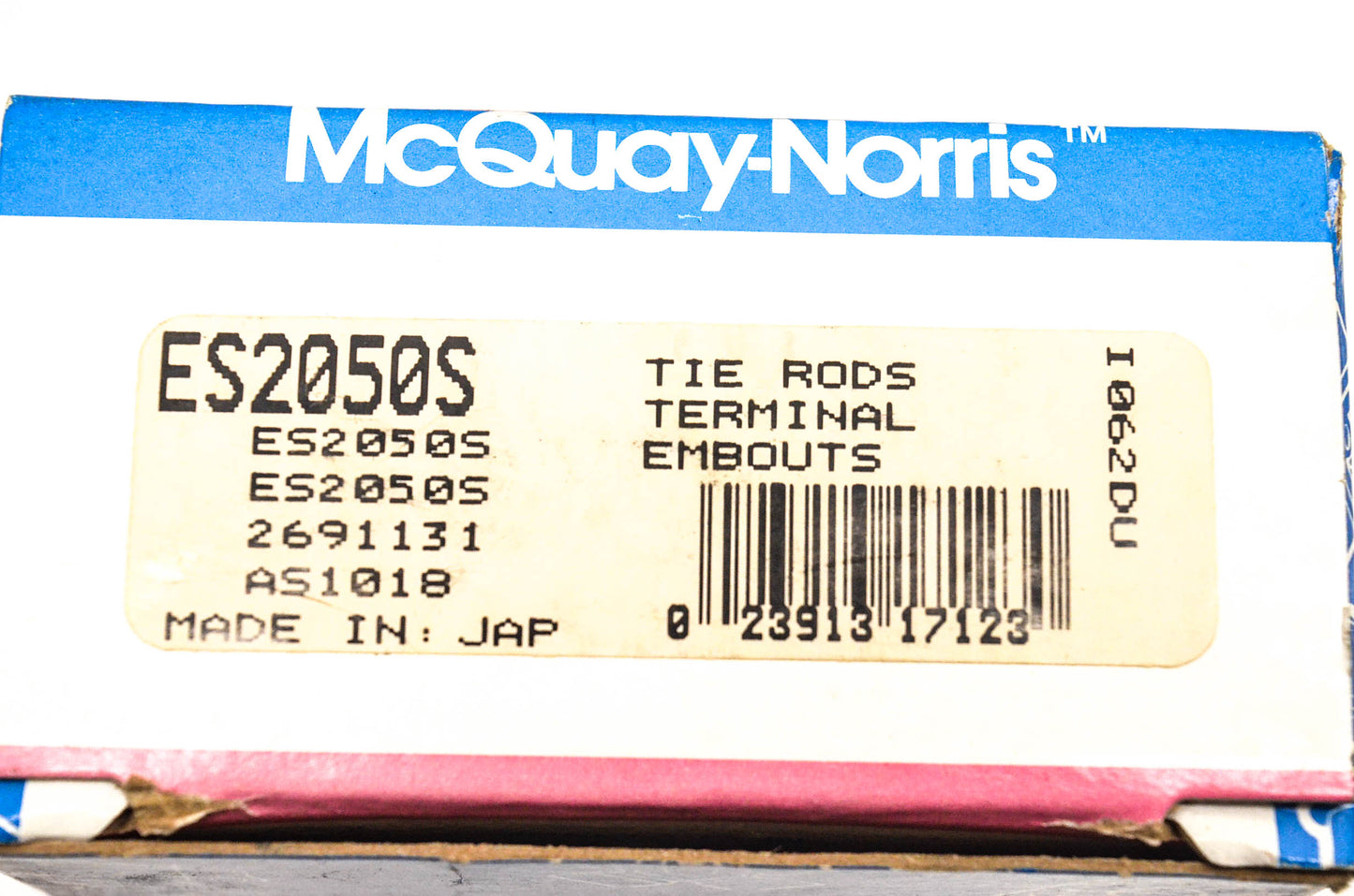 McQuay-Norris ES2050S, 2691131, AS1018 Tie Rod Adjusting Sleeve NOS