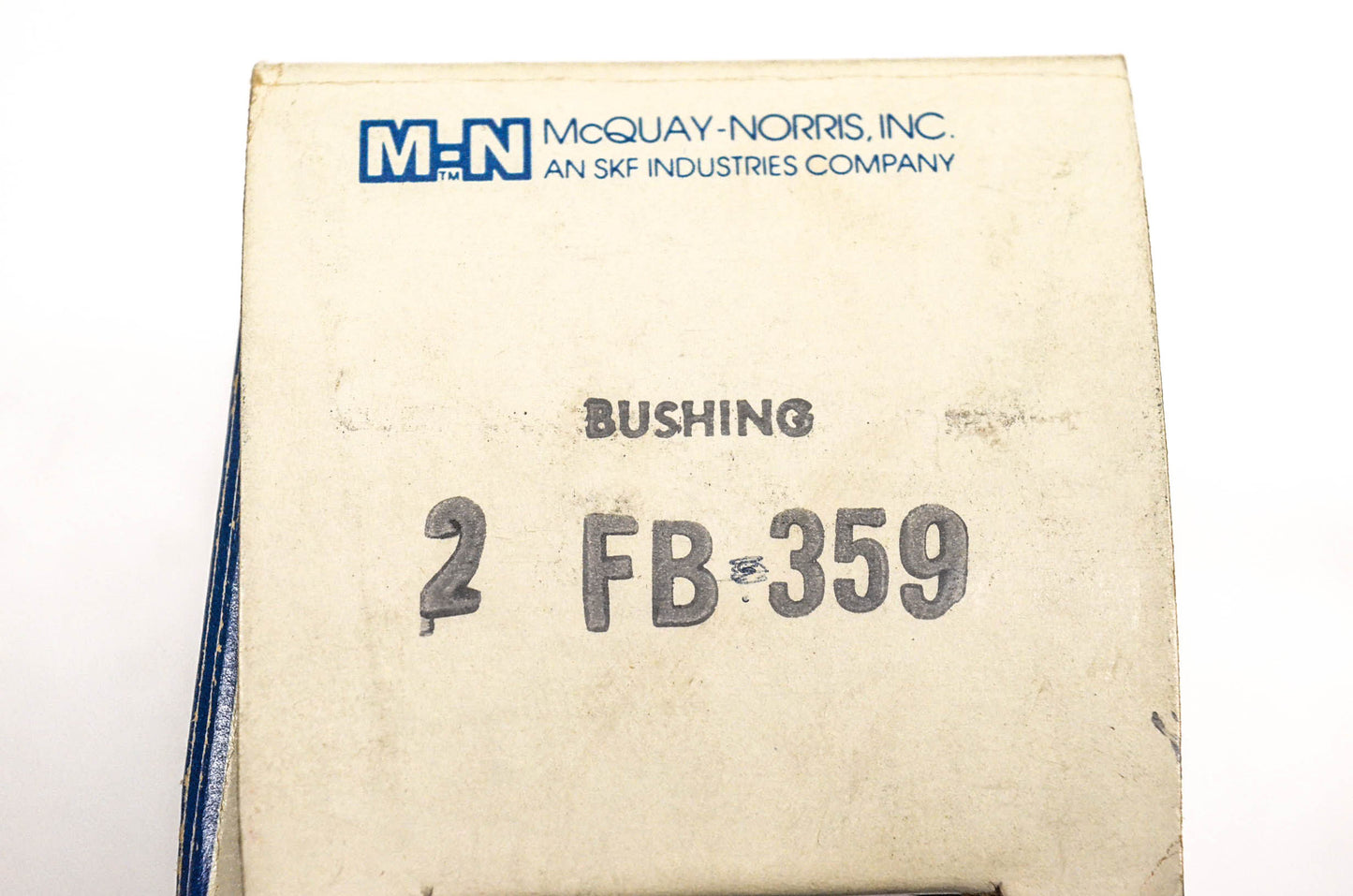 McQuay-Norris FB359 Bushings Qty 2 NOS