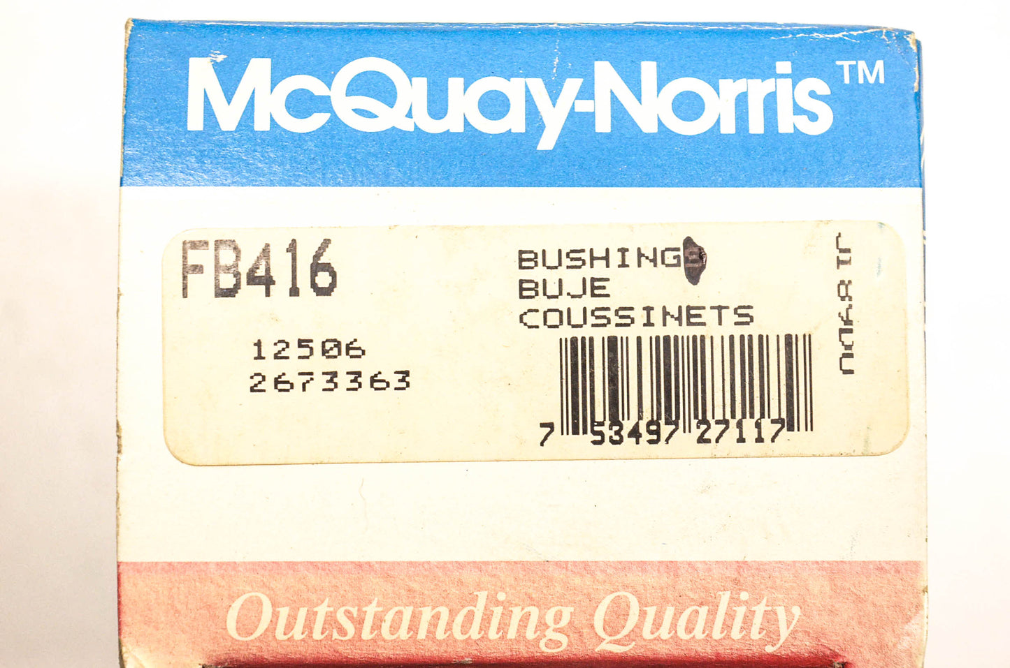 McQuay-Norris FB416, 12506, 2673363 Bushing NOS