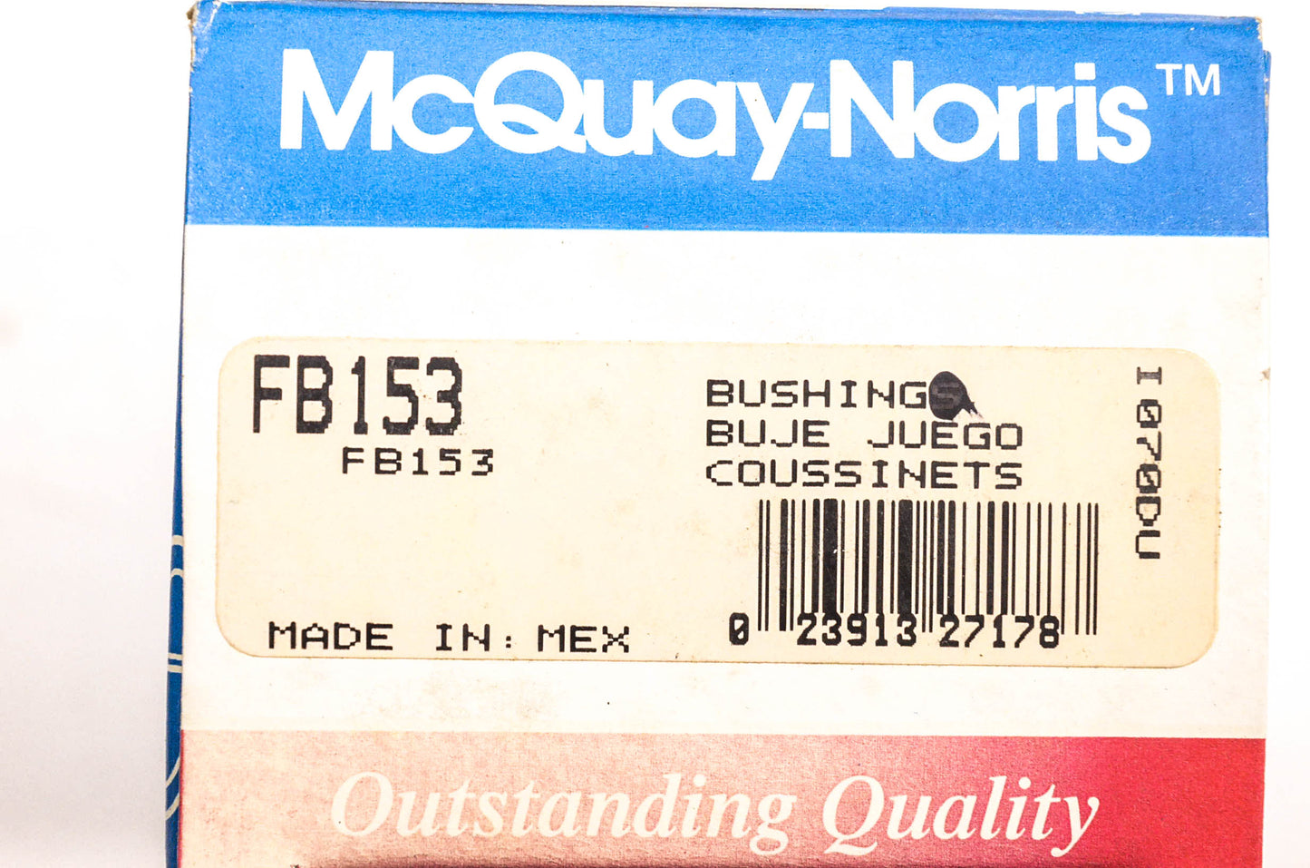 McQuay-Norris FB153 Bushings Qty 2 NOS