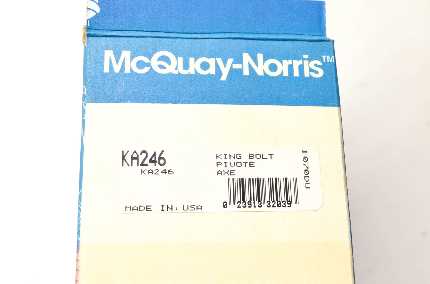 McQuay-Norris KA246 Steering King Pin Kit NOS
