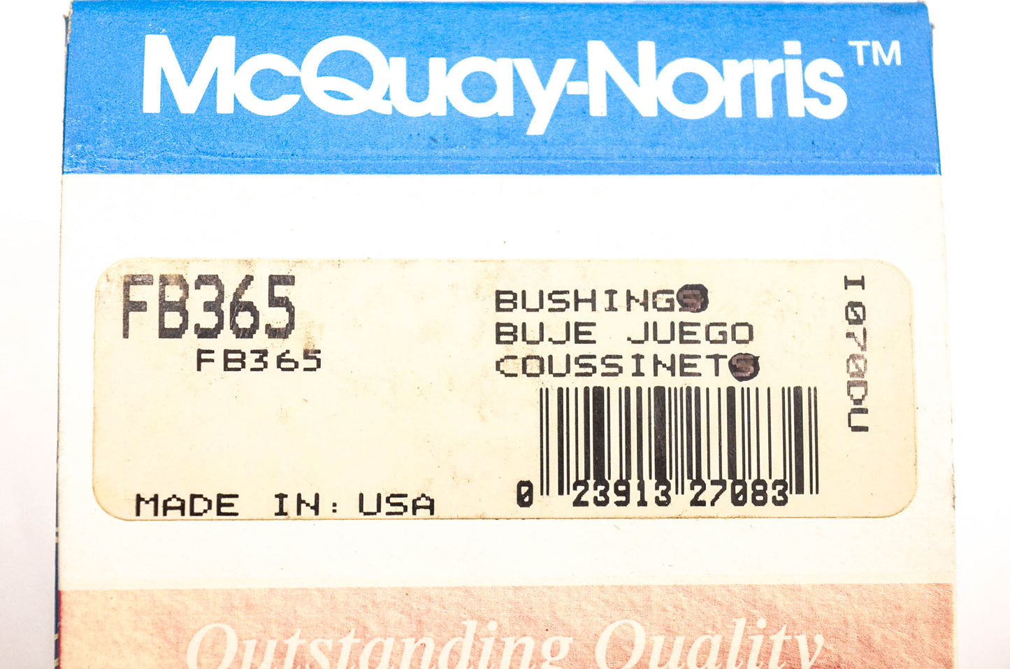 McQuay-Norris FB365 Bushing NOS