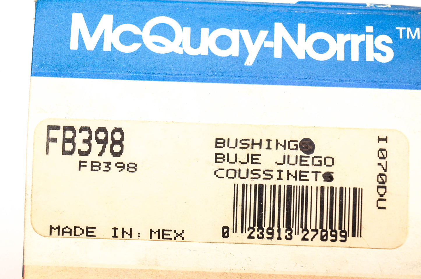 McQuay-Norris FB398 Bushing NOS