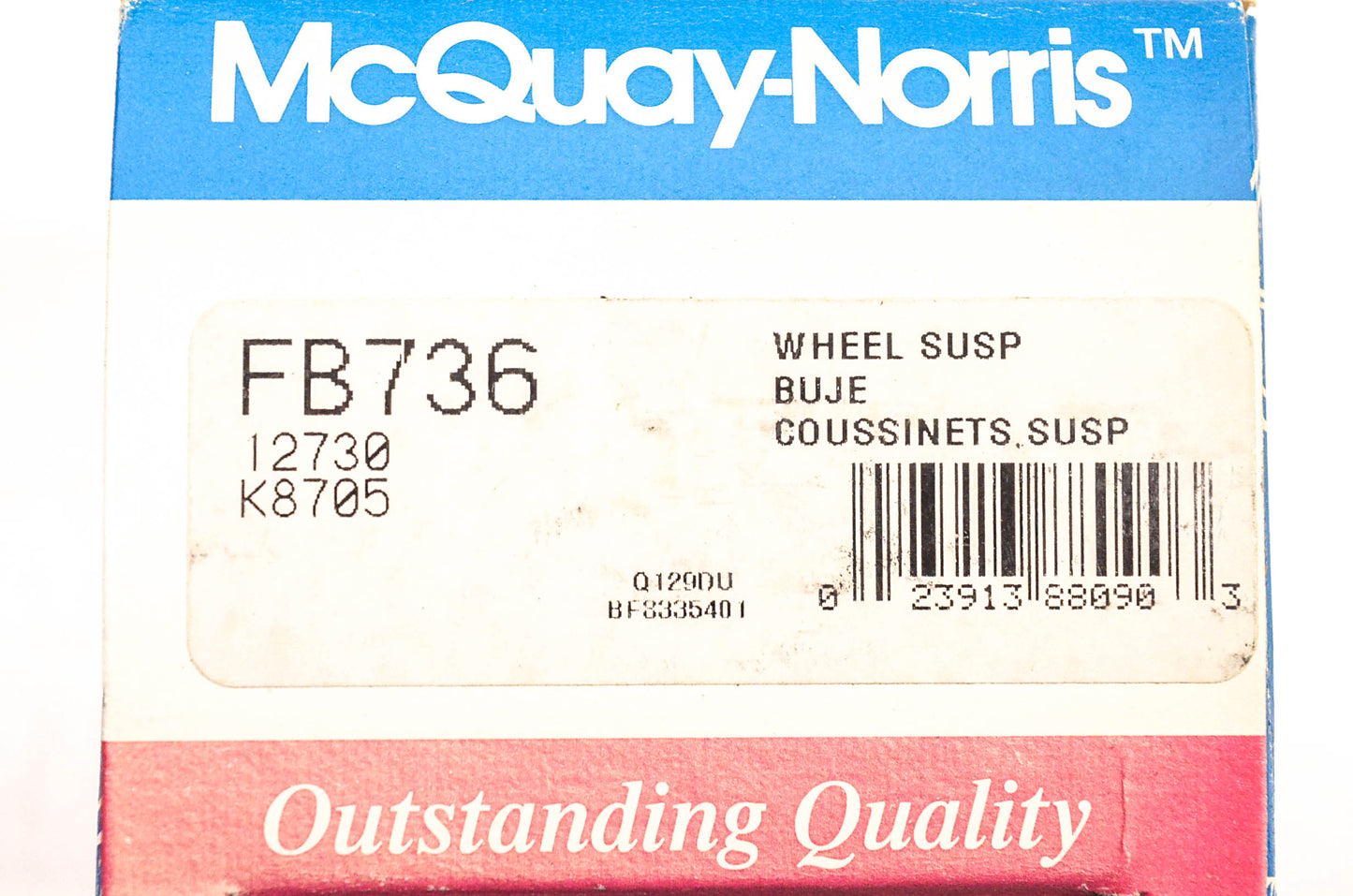 McQuay-Norris FB736, 12730, K8705 Bushings Qty 2 NOS