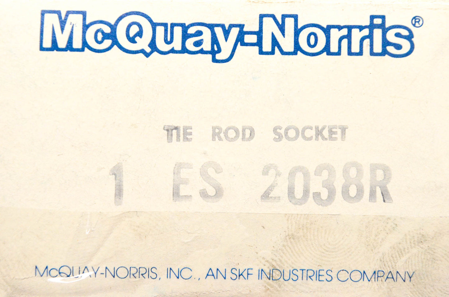 McQuay-Norris ES2038R Tie Rod Socket NOS