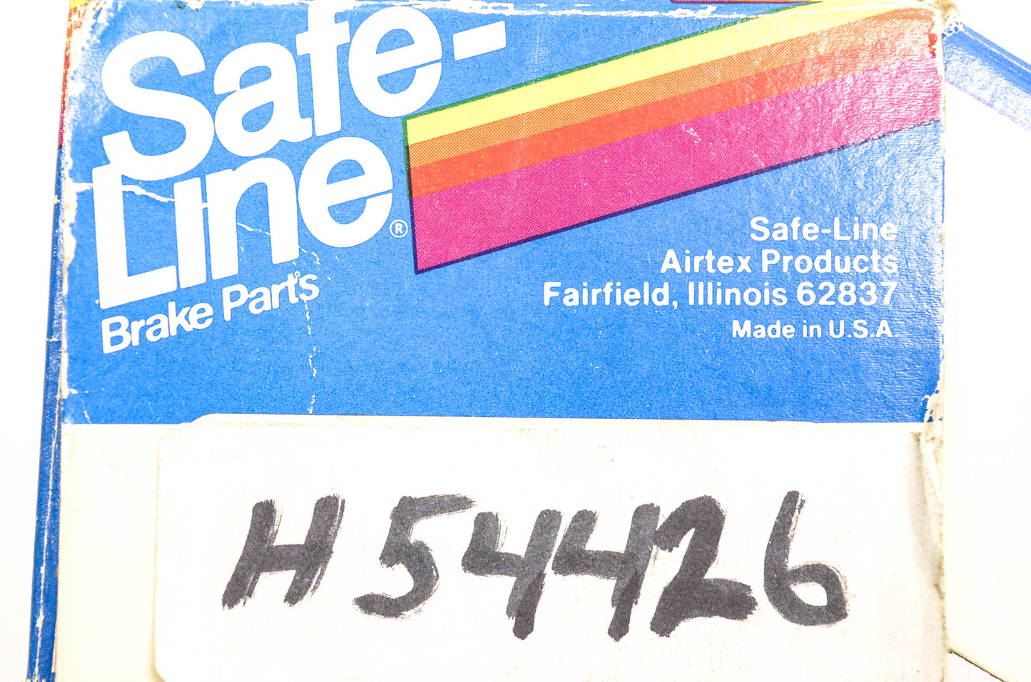 Safe-Line H54426, 29466C Master Cylinder Assembly NOS