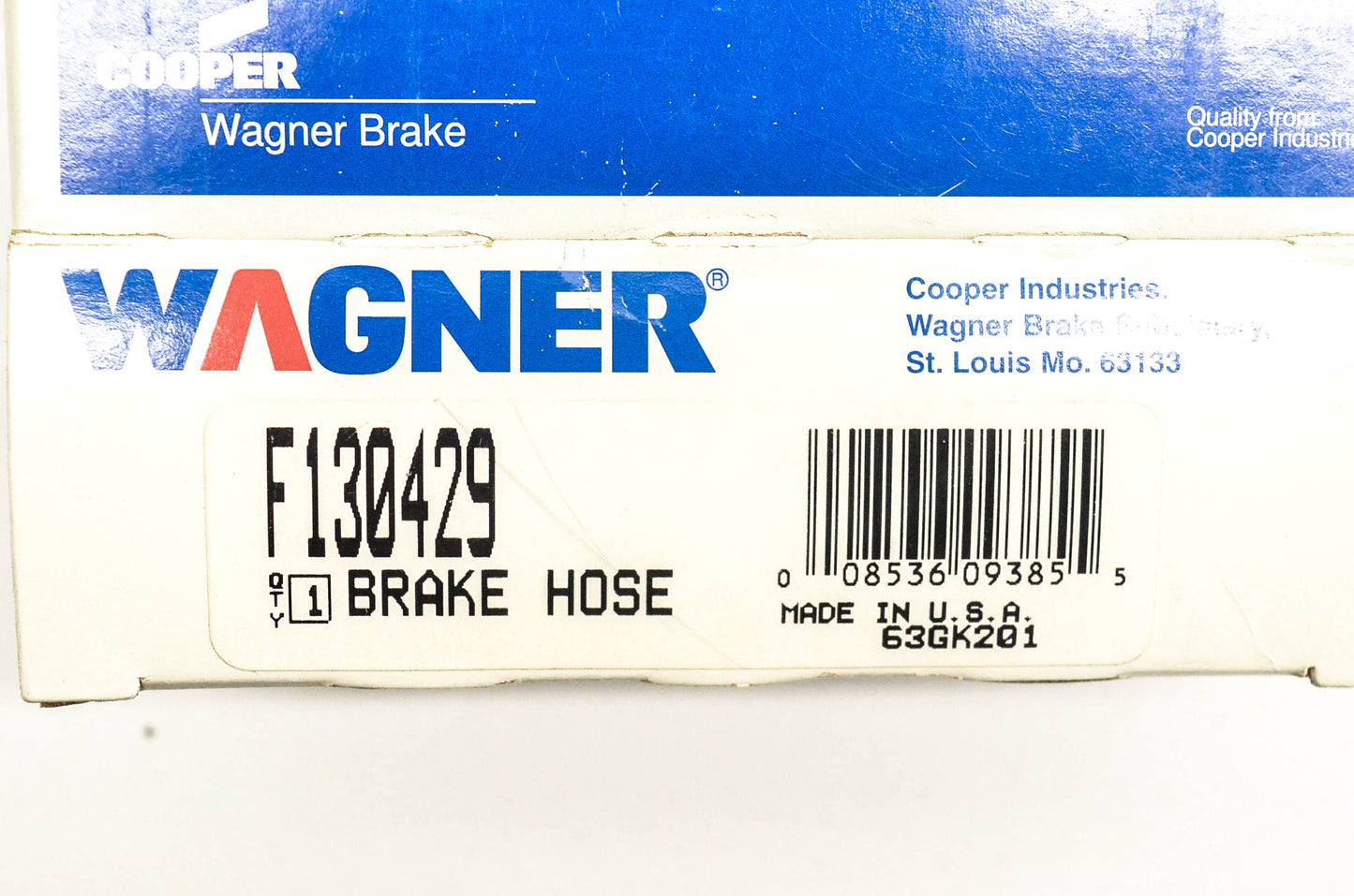 Wagner F130429 Brake Hose NOS