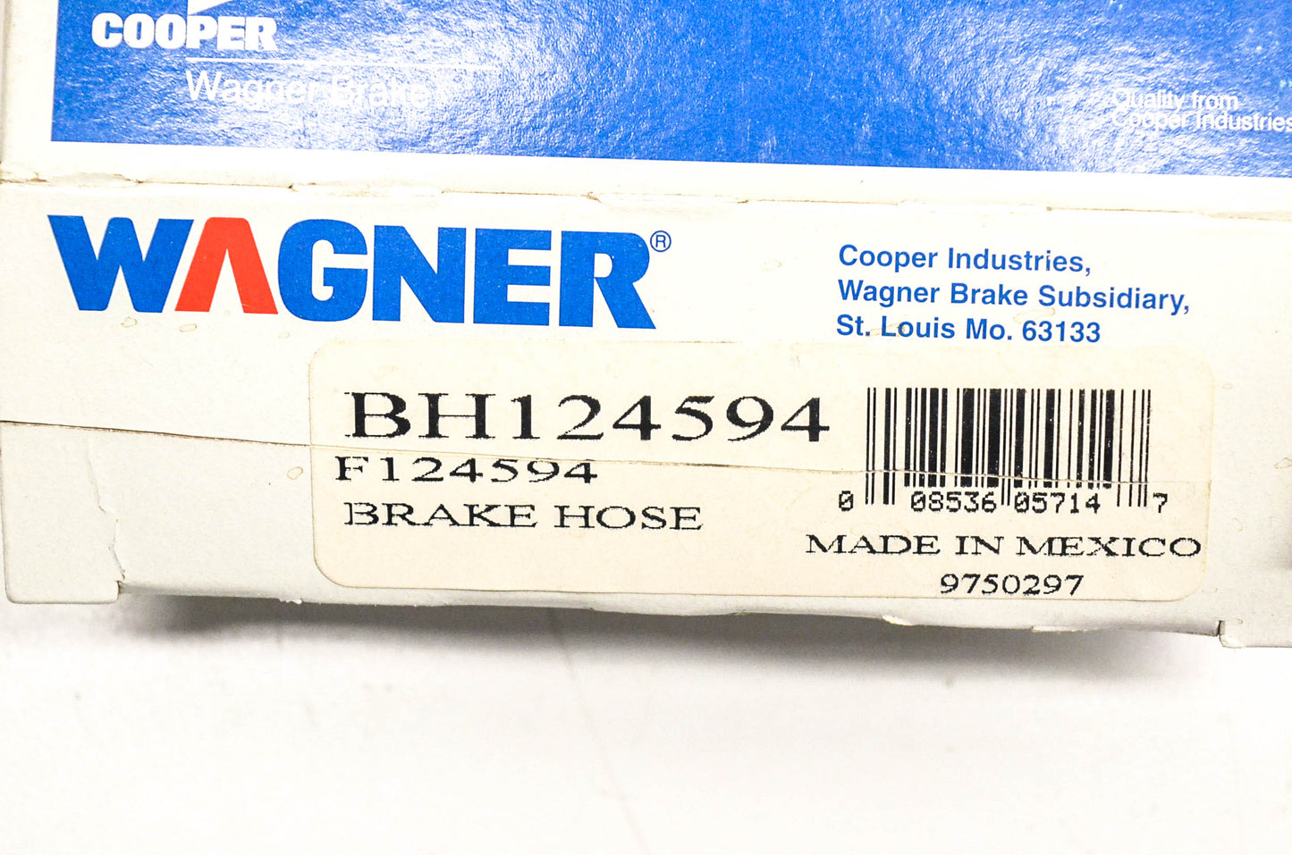 Wagner F124594 Brake Hose NOS
