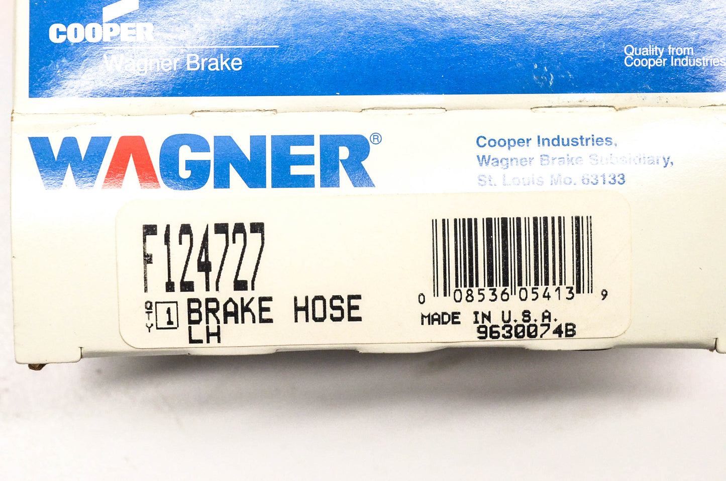 Wagner F124727 Brake Hose NOS