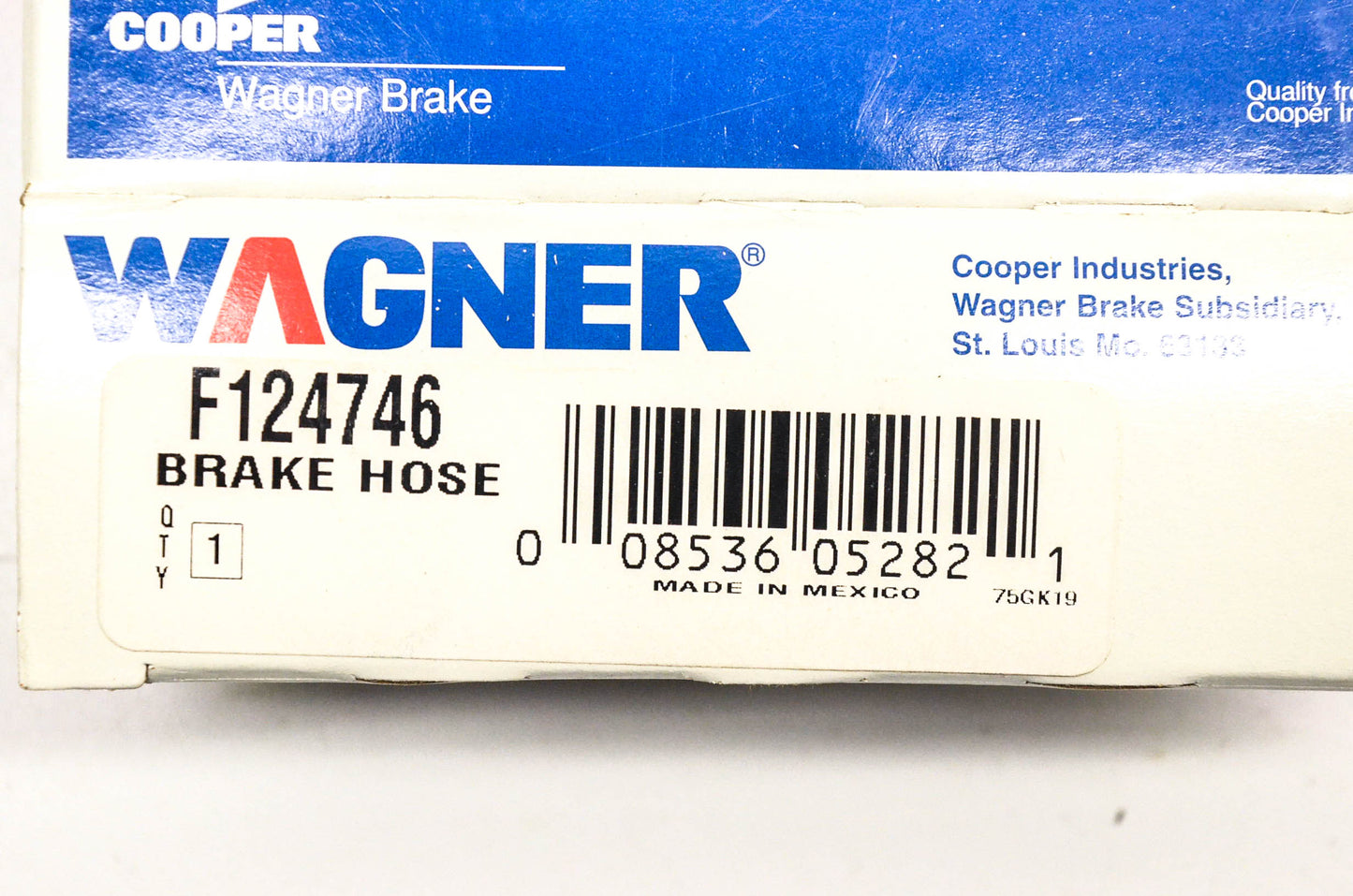 Wagner F124746 Brake Hose NOS