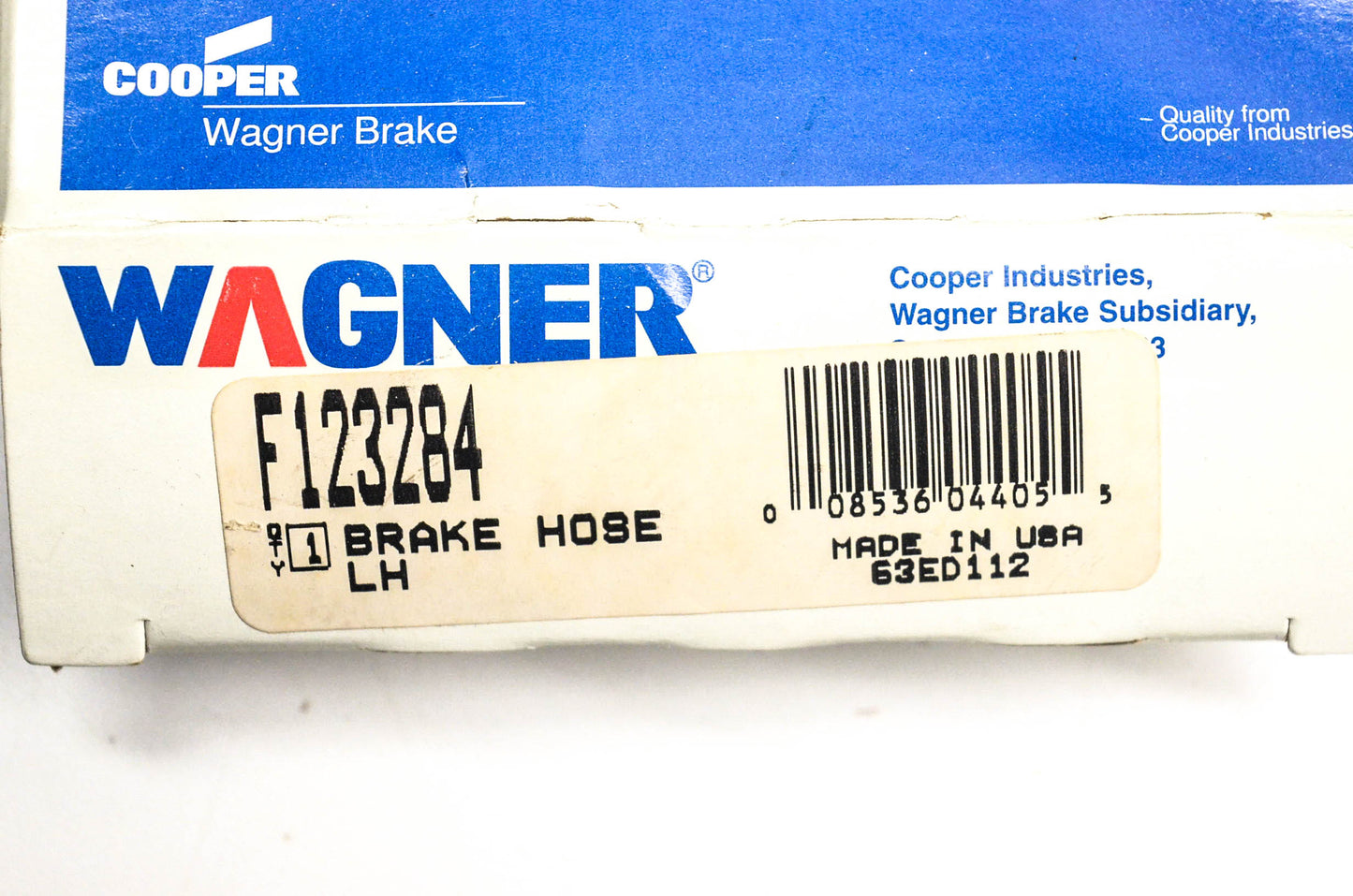 Wagner F123284 Brake Hose NOS
