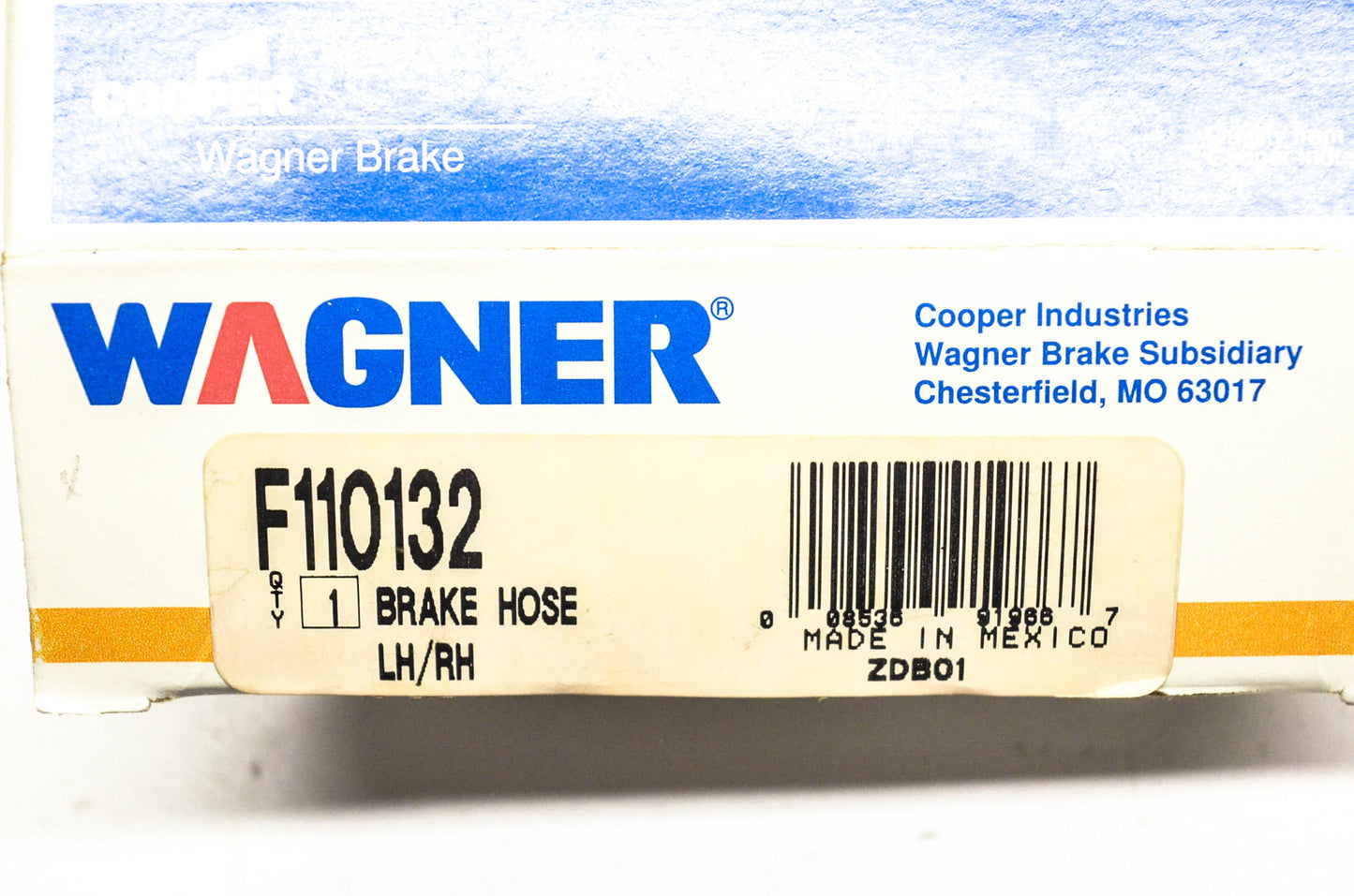 Wagner F110132 Brake Hose NOS