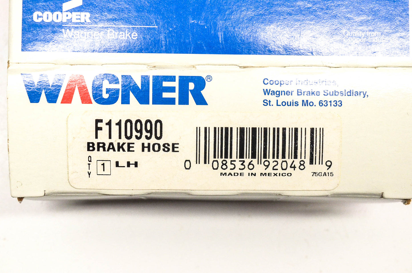 Wagner F110990 Brake Hose NOS