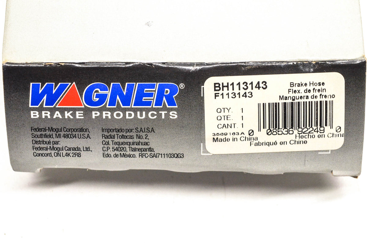 Wagner F113143, BH113143 Brake Hose NOS