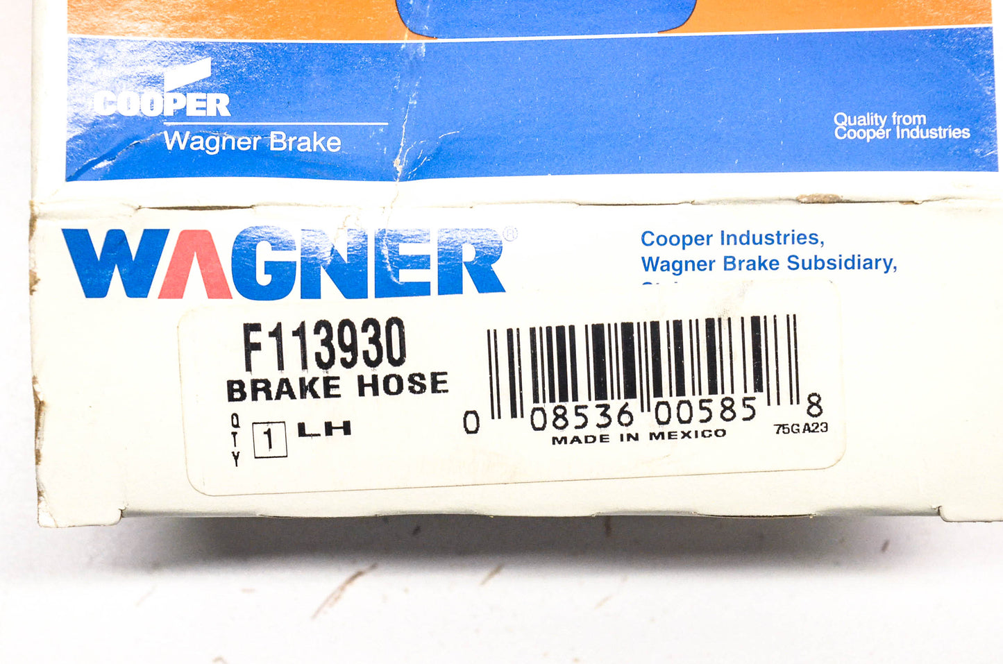 Wagner F113930 Brake Hose NOS