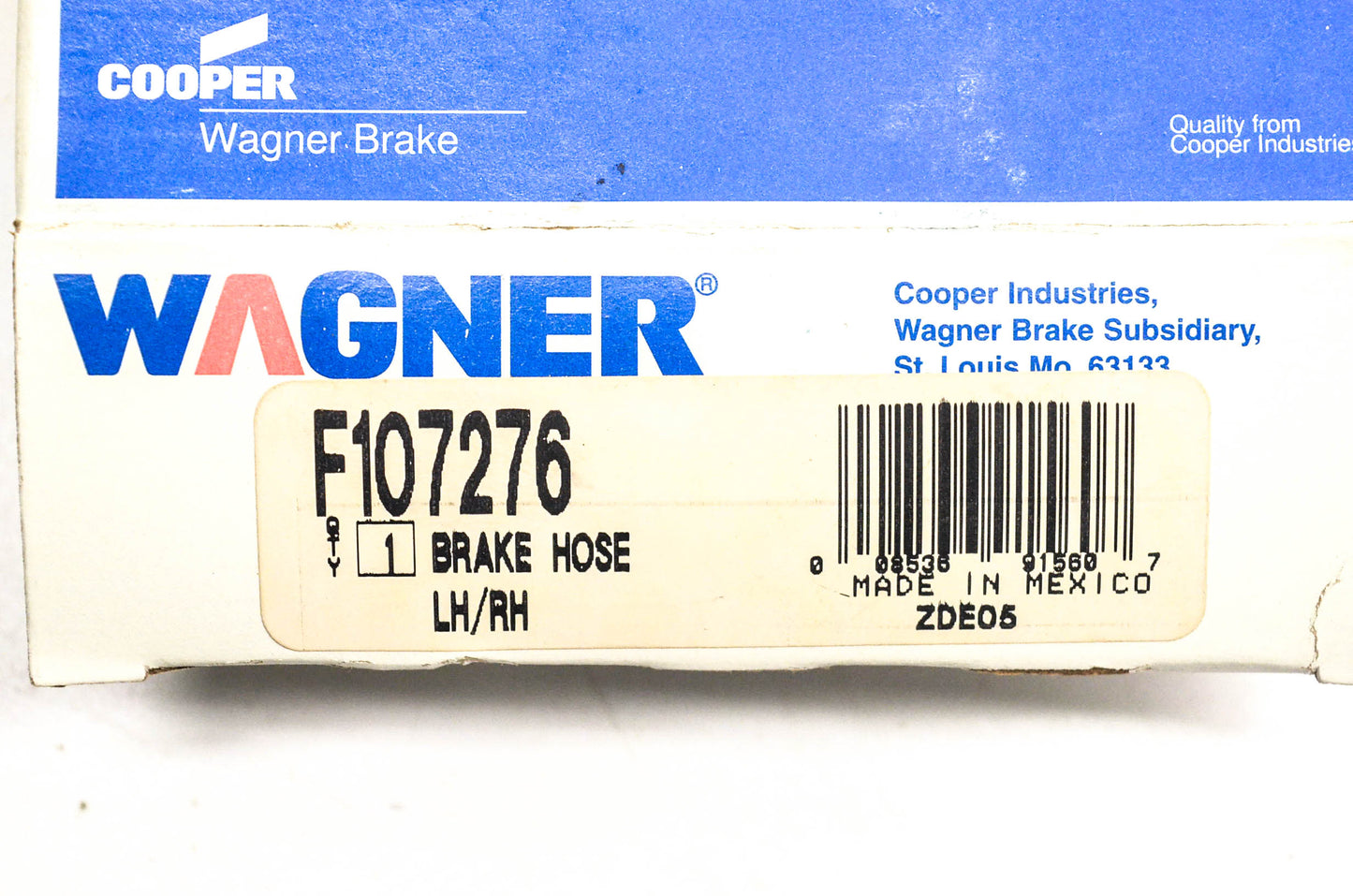 Wagner F107276 Brake Hose NOS