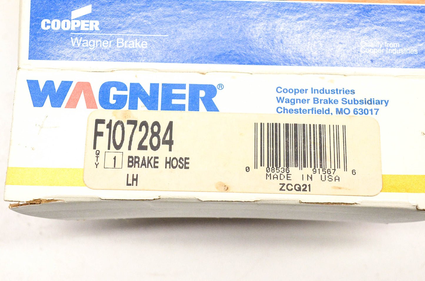 Wagner F107284 Brake Hose NOS