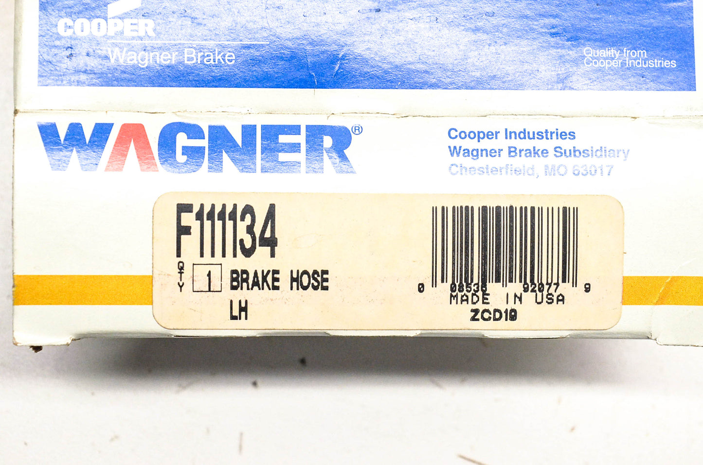 Wagner F111134 Brake Hose NOS