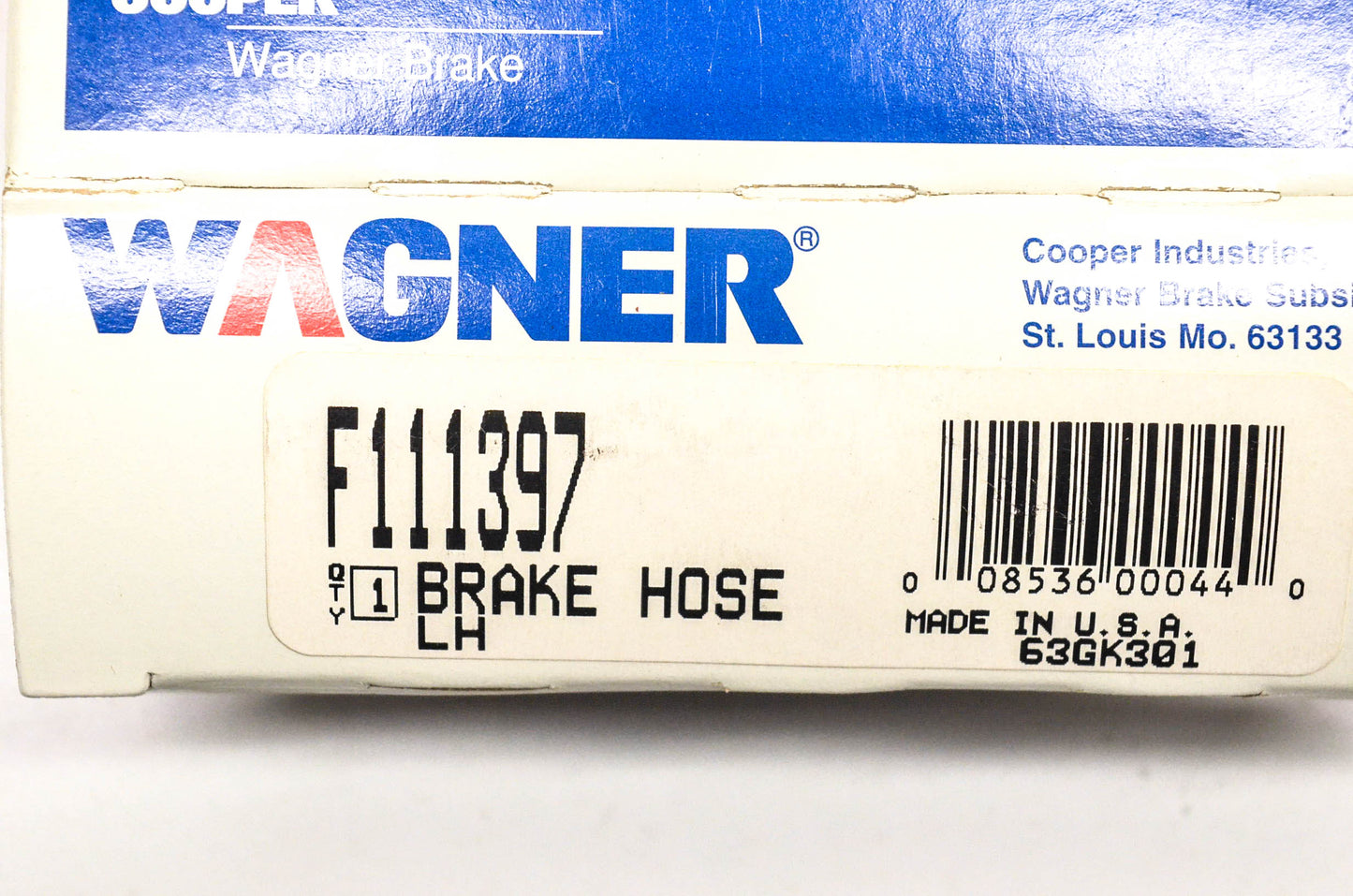 Wagner F111397 Brake Hose NOS
